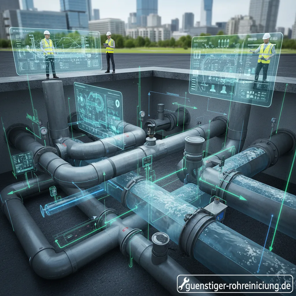 Grafische Darstellung zur Berechnung der Kanalnetzhydraulik